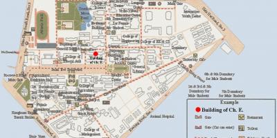 Valsts taivānas universitātes campus kartes