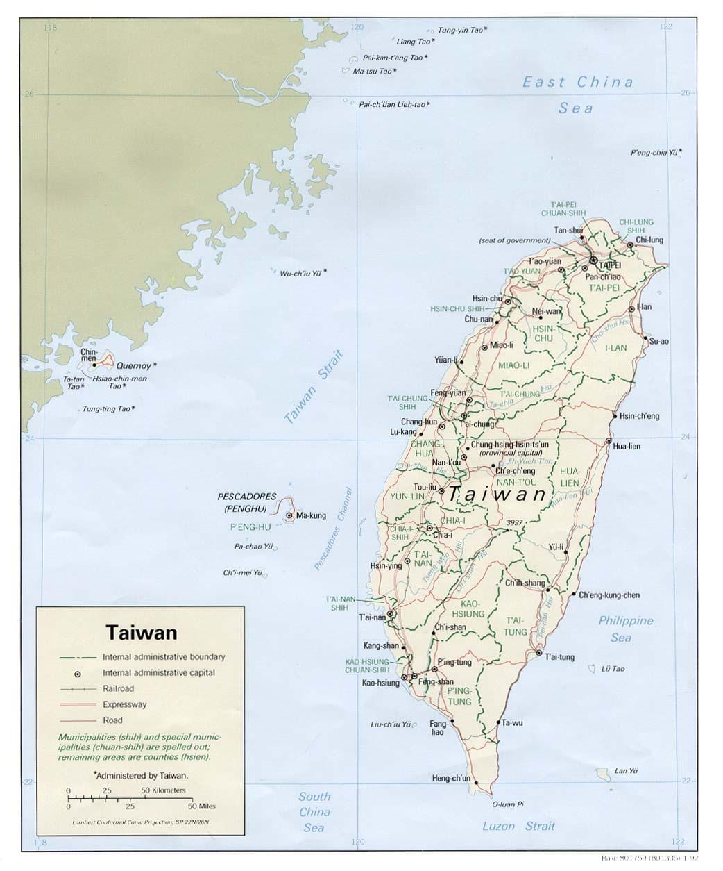 karte xinbei taivāna