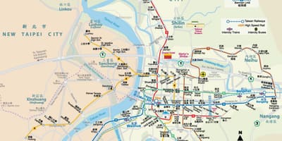 Karte, Taipei ceļu