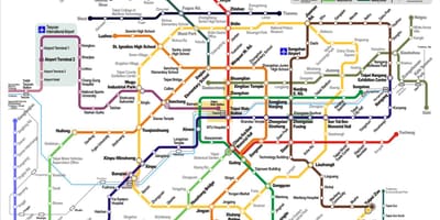 Metro Taipei karte