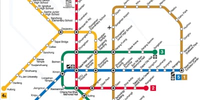 Taipei maršruta karte