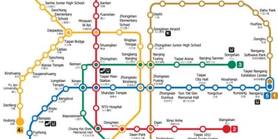 Taipei rapid transit karte